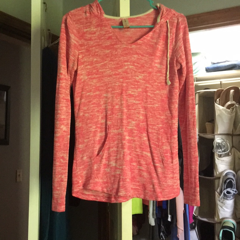 Long sleeve hoodie shirt. Worn a few times.